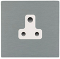 Hamilton Sheer CFX Satin Steel 1G 5A Unswitched Socket 84CUS5W