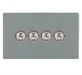 Hamilton Sheer CFX Satin Steel 4G 20AX 2 Way Toggle Switch 84CT24