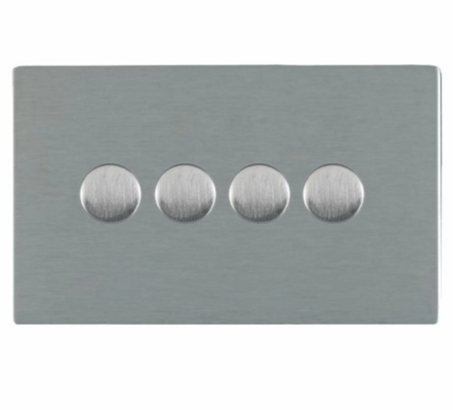 Hamilton Sheer CFX Satin Steel 4G Leading Edge Push Dimmer Switch 84C4X40