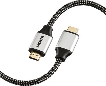 Knightsbridge Black 2 Meter 8K Ultra High Speed HDMI Cable AVUHD8K2