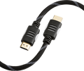 Knightsbridge Black 2 meter 4K High Speed HDMI Cable AVHD4K2 Available from RS Electrical Supplies
