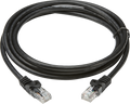 Knightsbridge Black 3 meter UTP CAT6 Networking Cable NETC63M Available from RS Electrical Supplies