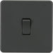 Knightsbridge Screwless Anthracite 20A Double Pole Switch SF8341AT Available from RS Electrical Supplies