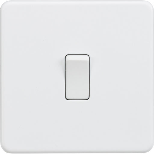 Knightsbridge Screwless Matt White 20A Double Pole Switch SF8341MW Available from RS Electrical