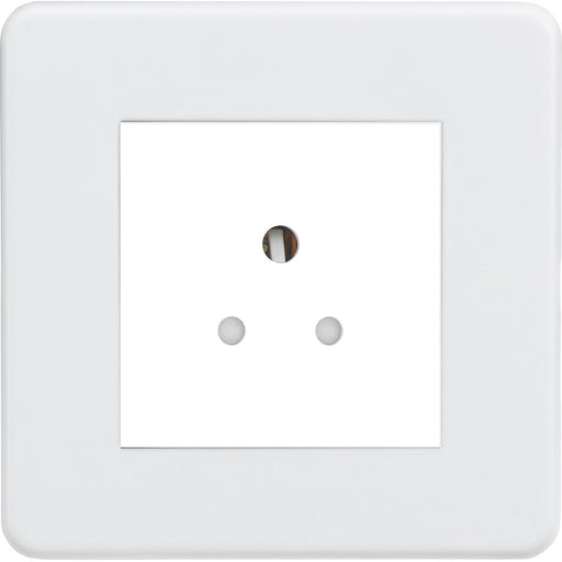 Knightsbridge Screwless Matt White 5A Unswitched Socket SF5AMMW Available from RS Electrical