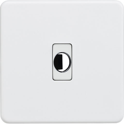 Knightsbridge Screwless Matt White Flex Outlet SFFLEXMW Available from RS Electrical