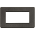 Smoked Bronze Euro Plate (4G) by Knightsbridge with Euro Compatible