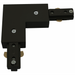 Knightsbridge Track L Right Angle Connector Black 230V TRKRABK