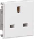Knightsbridge White 13A Unswitched Socket Module NET13WH