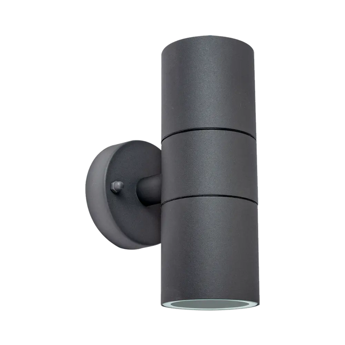 Luceco Azurar Grey GU10 Up-Down Wall Light LEXDSSUDG