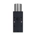 Luceco Azurar brushed stainless steel PIR up-down wall light — rear view