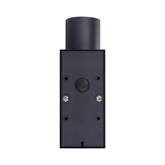 Luceco Azurar black PIR up-down wall light — rear view