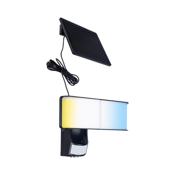 Luceco Solar Hybrid LEXSHYFT10BCC – fitting with detached solar panel and cable