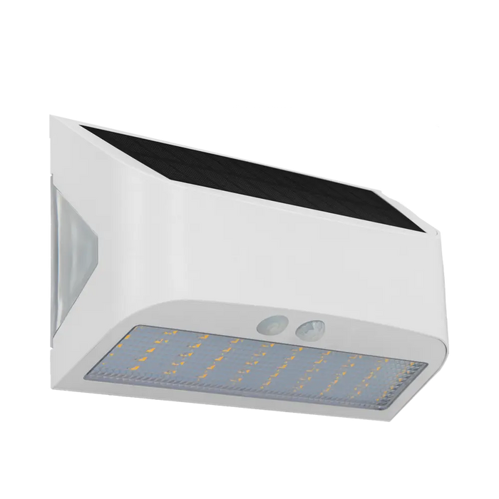 Luceco Prysm White Solar Wall Light LEXSW60W40