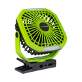 Luceco 10W Magnetic Clamp Fan Work Light LILFL25G65