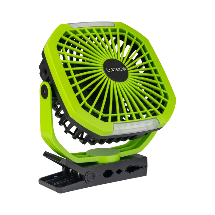 Luceco 10W Magnetic Clamp Fan Work Light LILFL25G65