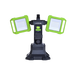 Luceco UniVolt hybrid twin-head work light with both heads open
