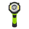 Luceco LILSP60G65 inspection torch, black and green, front view