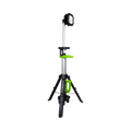 Luceco UniVolt Titan telescopic tripod work light angled view