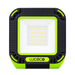 Luceco LWR10G65 work light, black and green, front view