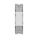 BG GridLite White Moulded White 20A 16AX 1 Way Single Pole Switch Module M11 – front view