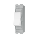 BG GridLite White Moulded White 20A 16AX 2 Way Single Pole Switch Module M12 – angled view