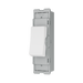 BG GridLite White Moulded White 20A 16AX Intermediate Switch Module M13 – angled view
