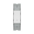 BG GridLite White Moulded White 20A 2 Way Retractive Bell Symbol Switch Module M142BELL – front view
