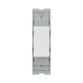 BG GridLite White Moulded White 20A 2 Way Single Pole Retractive Centre-Off Switch Module M142C – front view