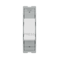 BG GridLite White Moulded White 20A 2 Way Retractive PRESS Switch Module M142PR – front view