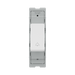 BG GridLite White Moulded White 20A 1 Way Retractive Bell Symbol Switch Module M14BELL – front view