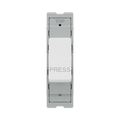 BG GridLite White Moulded White 20A 1 Way Retractive PRESS Switch Module M14PR – front view