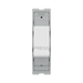 BG GridLite White Moulded White 20A 1 Way Retractive PRESS Switch Module M14PR – front view