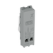 BG GridLite White Moulded White 20A 1 Way Retractive PRESS Switch Module M14PR – side view