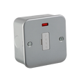 Knightsbridge 13A Fused Spur Unit With Neon, Metal Clad M6000N