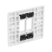 BG GridLite White Moulded White 2G Grid Plate M82 – side view