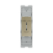 BG GridLite Antique Brass 20A 16AX 2 Way Single Pole Emergency Lighting Test Key Switch Module MAB12EL – front view
