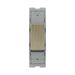 BG GridLite Antique Brass 20A 16AX 2 Way Single Pole Switch Module MAB12 – front view