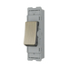 BG GridLite Antique Brass 20A 16AX Intermediate Switch Module MAB13 – angled view