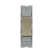 BG GridLite Antique Brass 20A 2 Way Single Pole Retractive Centre-Off Switch Module MAB142C – front view