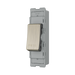 BG GridLite Antique Brass 20A 2 Way Retractive PRESS Switch Module MAB142PR – angled view