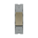 BG GridLite Antique Brass 20A 2 Way Retractive Switch Module MAB142 – front view