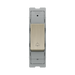 BG GridLite Antique Brass 20A 1 Way Retractive Bell Symbol Switch Module MAB14BELL – front view