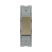BG GridLite Antique Brass 20A 1 Way Retractive Switch Module MAB14 – front view
