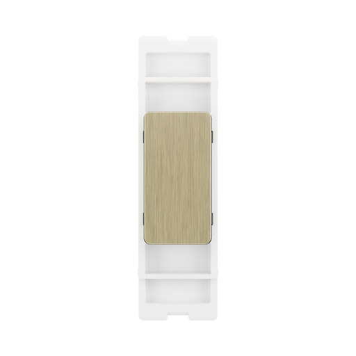 BG GridLite Antique Brass Blank Module MABBLNK – front view