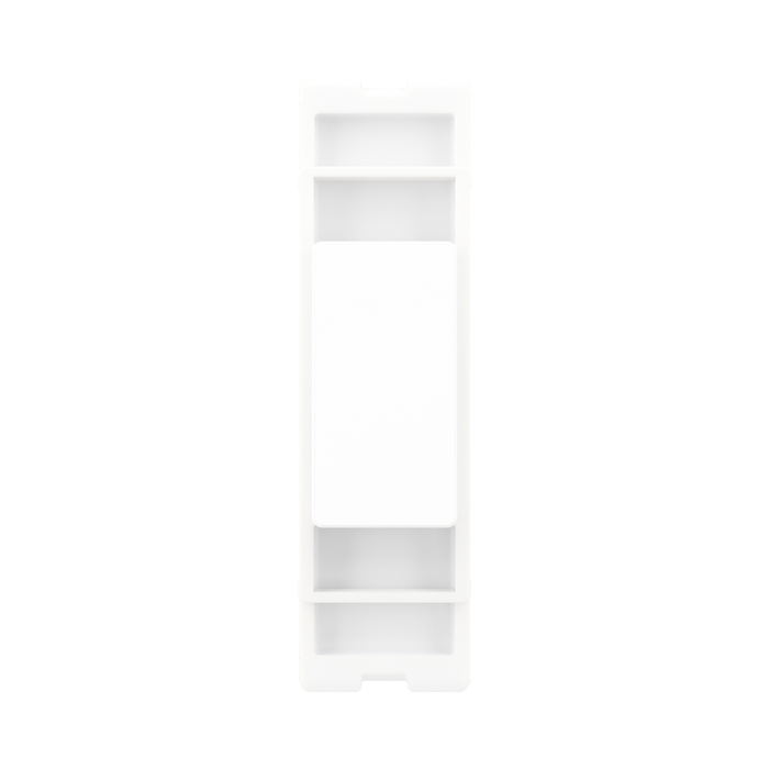 BG GridLite White Moulded White Blank Module MBLNK – front view