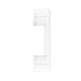 BG GridLite White Moulded White Blank Module MBLNK – angled view