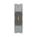 BG GridLite Black Nickel 20A 16AX 2 Way Single Pole Key Switch Module MBN12KY – front view