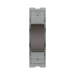 BG GridLite Black Nickel 20A 16AX 2 Way Single Pole Switch Module MBN12 – front view