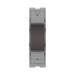 BG GridLite Black Nickel 20A 2 Way Single Pole Retractive Centre-Off Switch Module MBN142C – front view